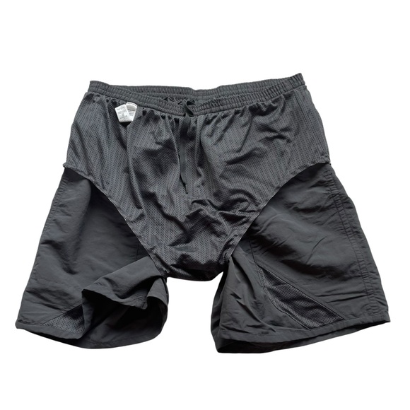 Patagonia Gray Baggies Athletic Shorts 58034 Elastic Waist Lined Tie Sz L - Picture 6 of 13